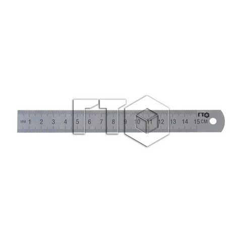Doppelseitiges Metallineal 1500 mm (1500х40х1.6 mm)