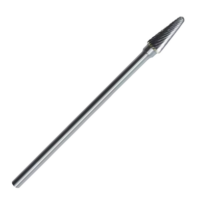 Carbide rotary burr long Type  L 10х20х6х150mm HP3 Ball Nosed Cone