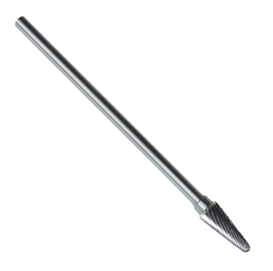 Carbide rotary burr long Type  L 10х20х6х150mm HP3 Ball Nosed Cone