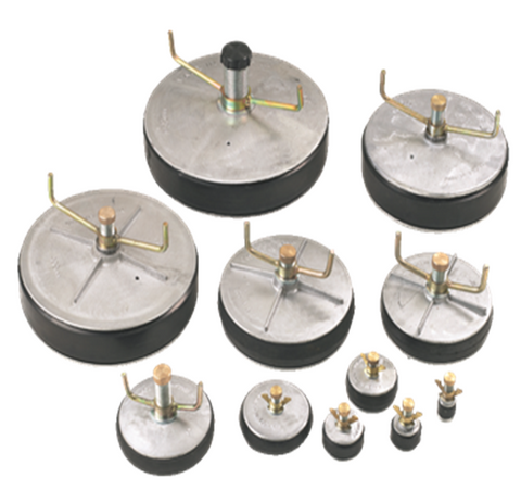 Aluminium Dehnstopfen f&uuml;r Rohr 13&rdquo;