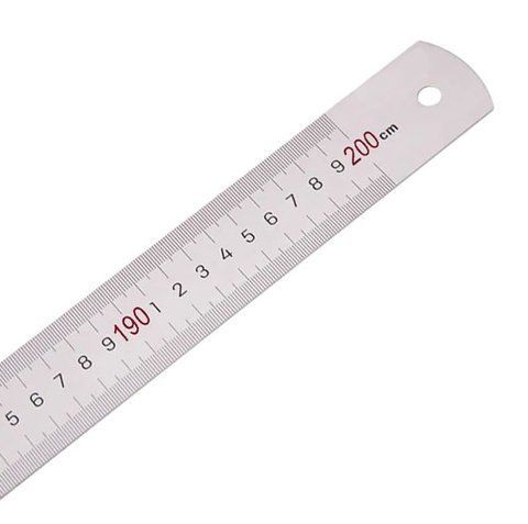 Metal ruler 1000x27x1mm, GOST 427-75