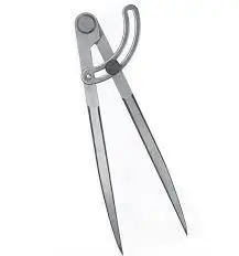 Divider 150mm with quadrant