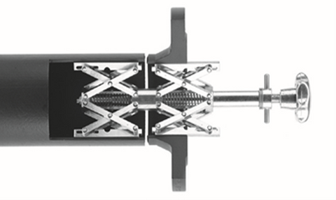 Spider Clamp - Serie 400 Edelstahl 2"-6"/ 54-140 mm
