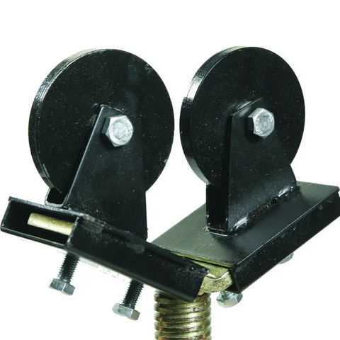 Steel wheel roller head