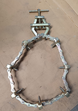 Einfache Rohrzentrierkette 8 - 20"