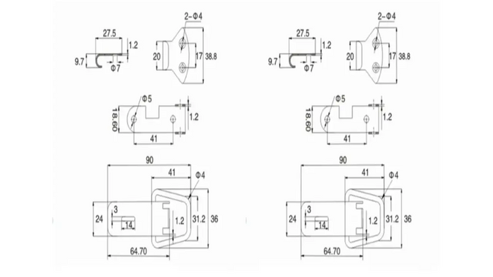Klemme MX004 Edelstahl 304