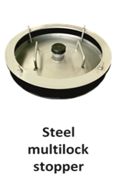 Stahl Dehnstopfen f&uuml;r Rohr 8&rdquo;