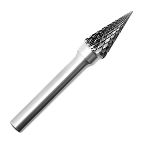 Fr&auml;sstieft Hartmetall Typ M 10х20х6х60mm HP3 Spitzkegel
