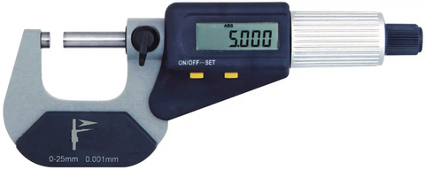 Das digitale Mikrometer 0-25mm Ablesung 0.001 mm