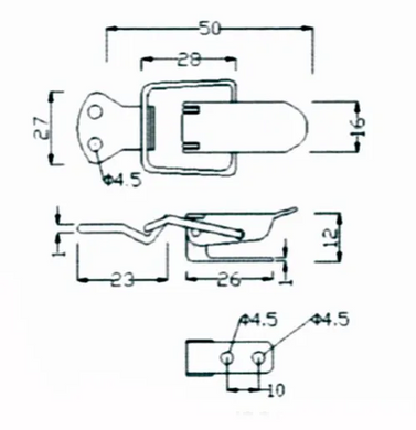 Clamp MX060 Nickel-plated steel