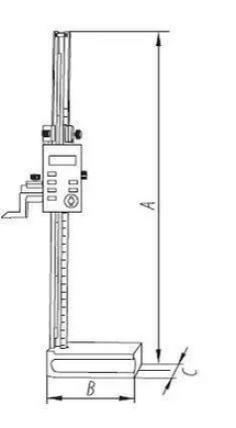 Digital height gauge&nbsp; 300 mm x 0.01 mm